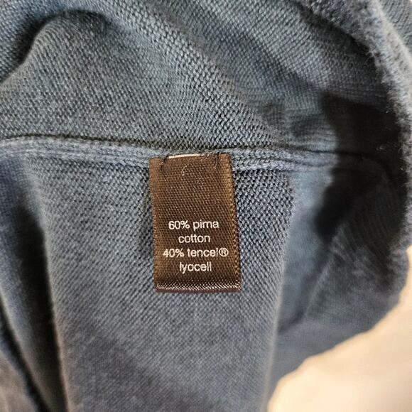 Peruvian Connection Adriatico Pima Cotton Maxi Dress in Navy - Picture 10 of 10